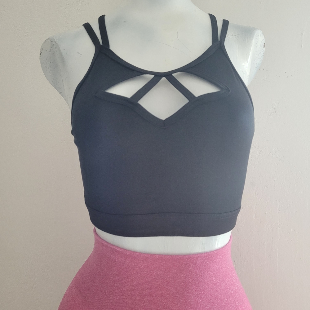 Black Strappy Women's Bralette
